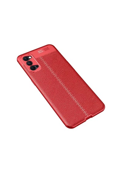 Newface Oppo Reno 4 Pro Kılıf Auto Focus Kapak - Kırmızı Diğer
