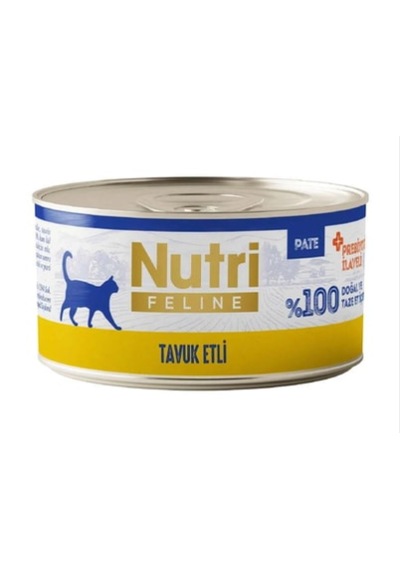 Nutri Feline Pate Tavuk Etli Tahılsız Kedi Konservesi 70 Gr