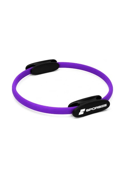 Sporsize Pilates Çemberi 35 Cm, Konforlu Pedli Direnç Halkası, İç Bacak Kalça Karın Kol Ve Göğüs Egzersiz Aleti, Evde Pilates Ve Tüm Vücut Antrenmanı
