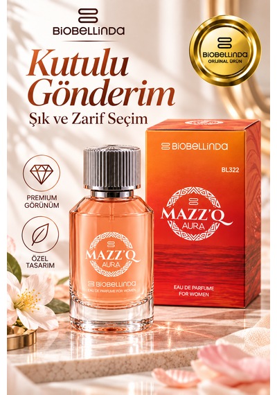Mazz O Aura Kadın Parfümü Eau De Parfum Kalıcı Ve Şık Koku 50 Ml Aromatik