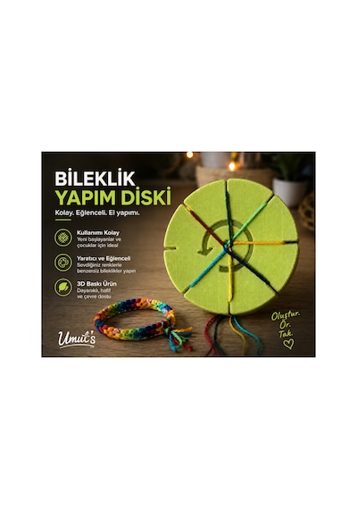 Bileklik Yapma Diski -renk Değişebilir