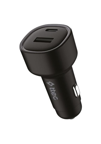 Ayrex Smartcharger Duo Pd 83w Araç Hızlı Şarj Aleti Usb-c+usb-a Siyah