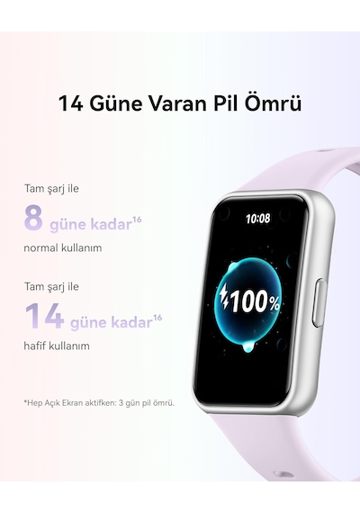 Band 11 Akıllı Saat, 1.62 Amoled Ekran, 1500 Nit, Spor Ve Aktivite Takibi, Kalp Atış Hızı Ve Spo2 Ölçümü, 14 Güne Varan Pil Ömrü, Duygusal Zindelik Özellikleri, 5 Atm Suya Dayanıklılık, Siyah