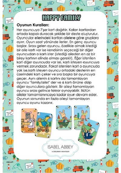 Djeco Kart Oyunları / Happy Family