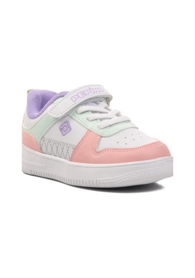 Pepino 1603 Çocuk Bebe Spor Ayakkabı Beyaz Pudra Lila
