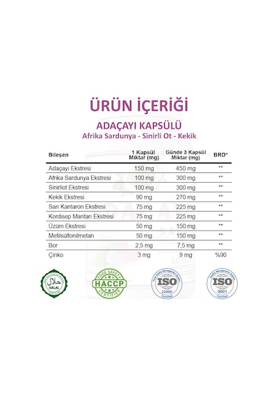 Gökçek Şifa Adaçayı ( Sage Capsule) 60 Kapsül