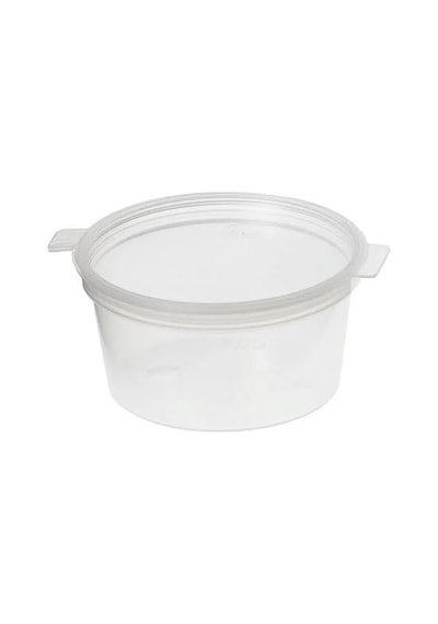Spelt 30cc Sert Plastik Mini Kavanoz Eşya Kabı Kapaklı Küçük Ürün Kutusu Sos Kabı 50&apos Li 10