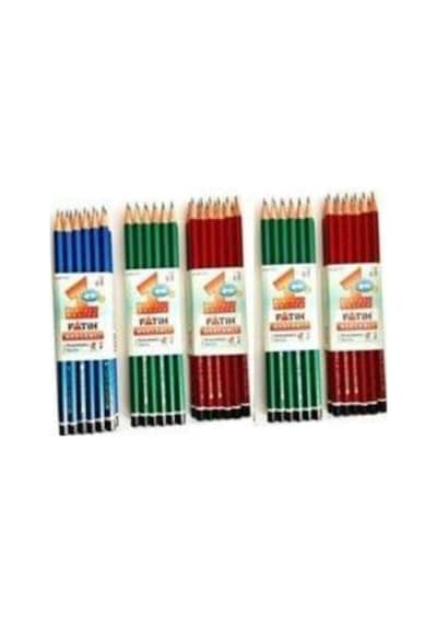 Fatih Mercanlı Kurşun Kalem 12'Li Paket 5 Takım( 60 Adet ) 125369
