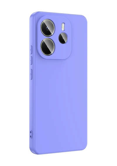 Xiaomi Redmi Note 14 4g Kılıf Zore Mara Lansman Kapak Koyu Mor