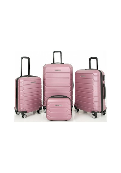 Abs Kabin Orta Büyük Ve Makyaj Boy 4'lü Travel Valiz Bavul Seti 001