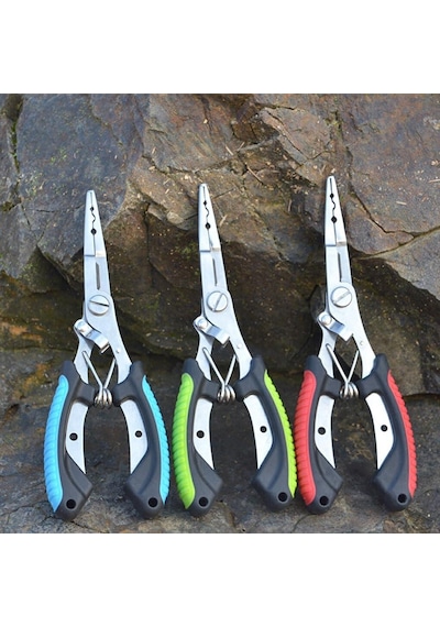 Shufa 16cm Balıkçı Pensesi Ve Yaylı Karabinalı Askı Apartı