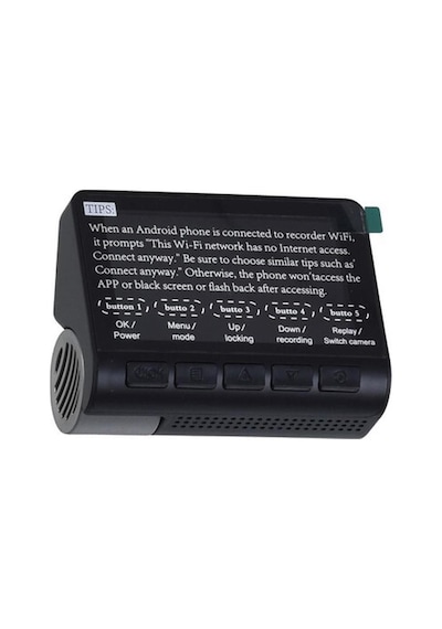Twogo Ön Arka Kameralı Gps-wifi Ses Kayıtlı Araç Kamerası Go-4k Gps