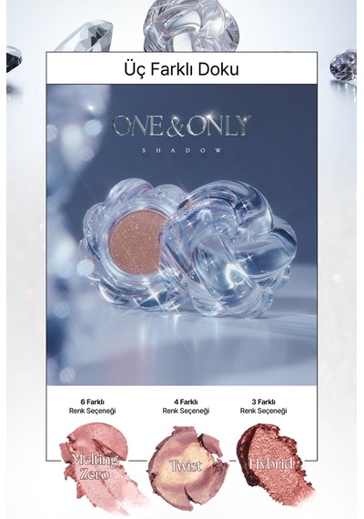 Ultra Yumuşak, Çok Amaçlı, Tekli Far Muzıgae Mansıon One&only Shadow Melting Zero Rose Quartz Rose Quartz