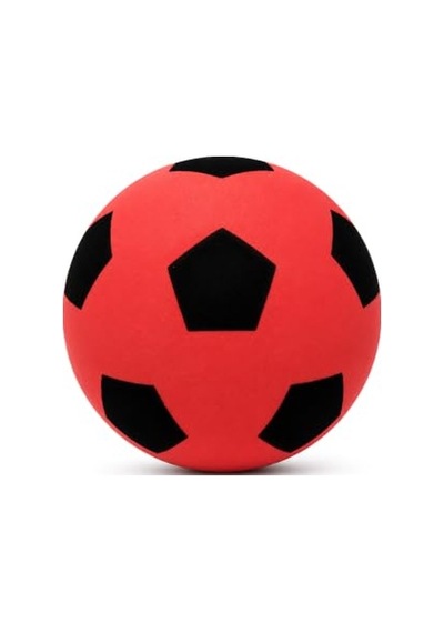No:3 Futbol Topu Sessiz Sünger Gürültüsüz Yumuşak Evde Oynamaya Uygun Futbol Topu Kırmızı Sft7 Açık Kahverengi