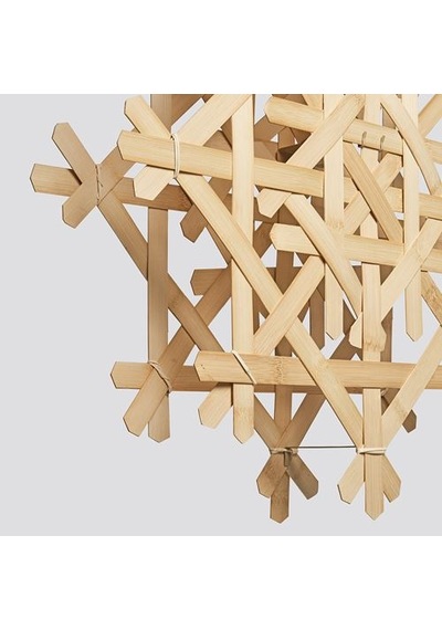 Ikea Stråla Abajur Başlığı, Bambu, 60 Cm Bambu / Kumbeji