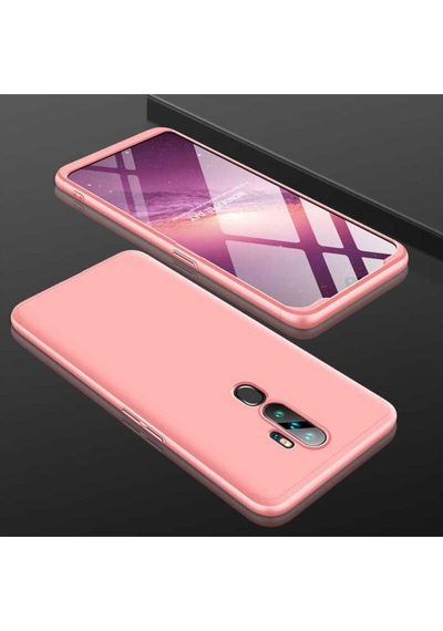 Oppo A5 2020 Kılıf Zore Ays Kapak Rose Gold