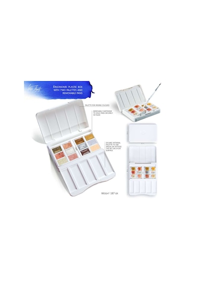 St. Petersburg White Nights Extra-fine Tam Tablet Sulu Boya 2.5 Ml 12 Li Metalik Ve Pastel 19421876 Diğer
