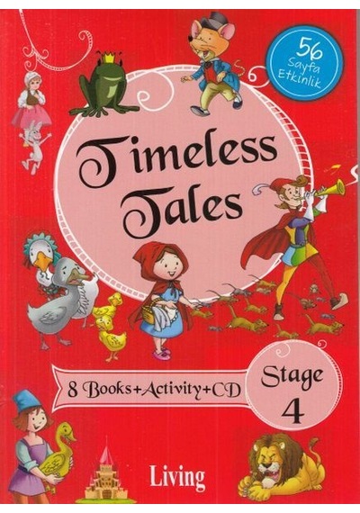 Stage 4 - Timeless Tales 8 Books + Activity + CD- Living English Dictionary