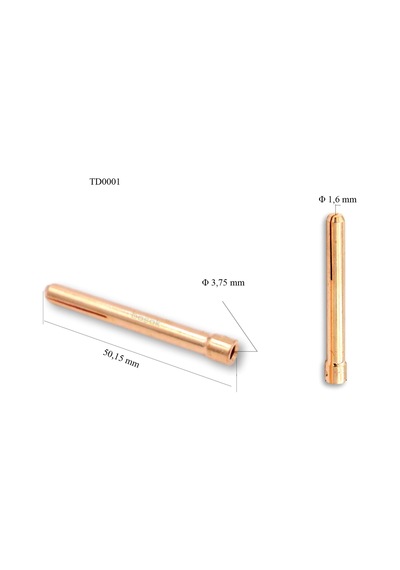 Td0001/16 1,6 Mm Collet-pens Tig 17-18-26 10n23 Trafimet