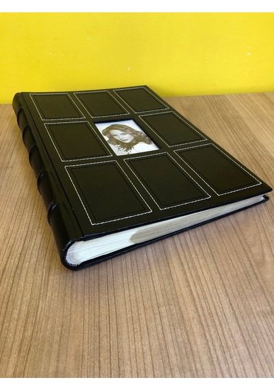 Aledo 10x15cm 300 Lük Deri Özel Lüx Fotoğraf Albümü-l1300 Siyah