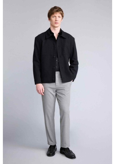 Defacto Regular Fıt Polo Yaka Astarlı Blazer Ceket G6393ax26spbk27 Siyah-bk27