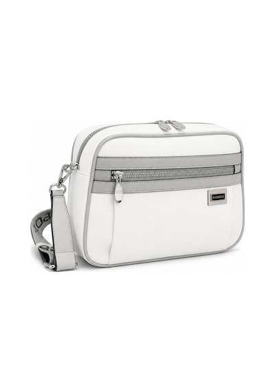 Silver & Polo Silver Polo Çapraz Askılı Kadın Çanta Beyaz.gri 1280