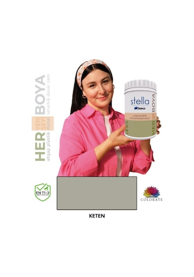 Stella Serisi Yeni Nesil Yüzey Dönüşüm Boyası - Keten Diğer