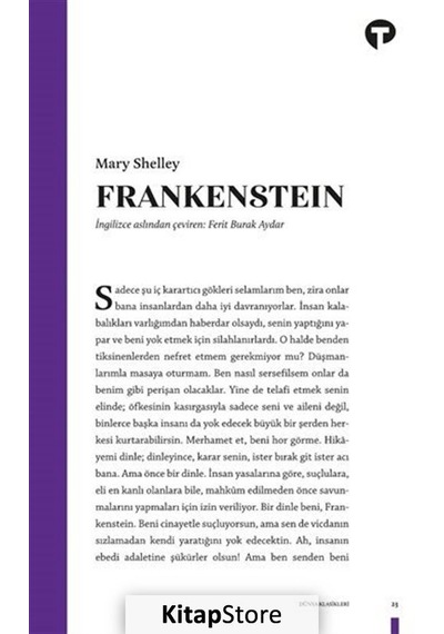 Frankenstein Ya Da Modern Prometheus / Mary Shelley N11.1767
