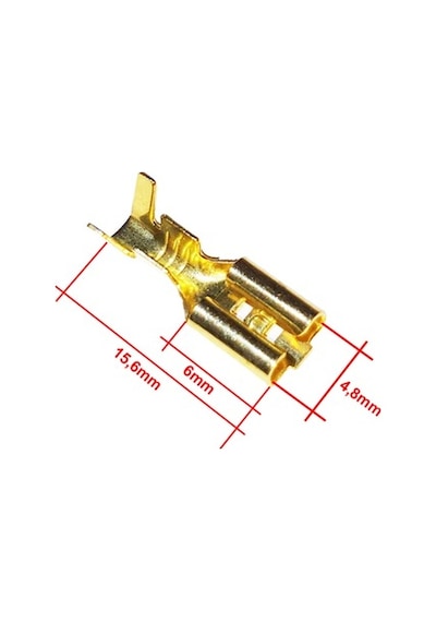 Sf1D Mini - Kablo Ucu Mini Dişi Terminal (4.8Mm) - Seçenekli Ürün