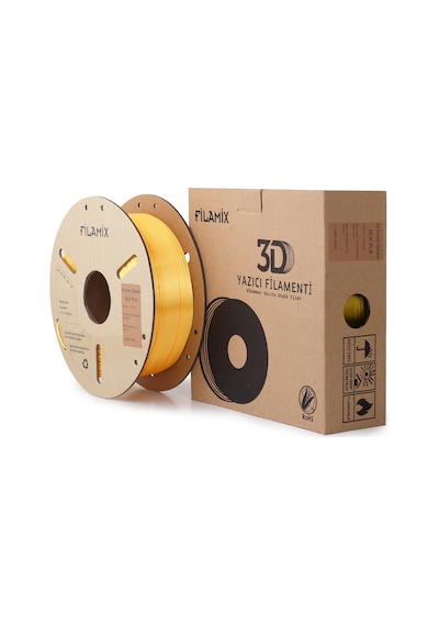 Filamix Silk Pla Altın Filament 1.75mm 1 Kg