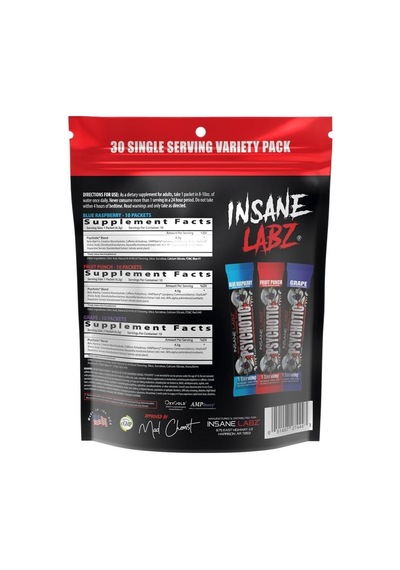 Insane Labz Psychotic Preworkout Energy Focus And Endurance With Beta Alanine Creatine Monohydrate D Aromalı