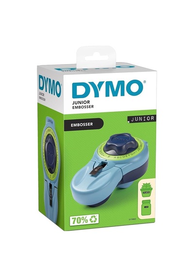 Dymo Junior Etiket Kabartma Aleti, Yetişkinler Ve Çocuklar Tarafından Rahat Kullanım İçin Tasarlanmış Ergonomik Etiket Cihazı, Ev İhtiyaçları İçin