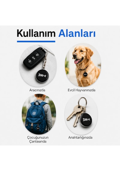 Apple Uyumlu iOS & Android Airtag Akıllı GPS Takip Cihazı