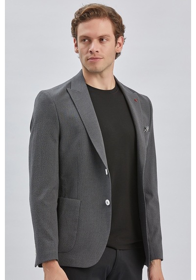 İmza Koyu Antrasit Desenli Kırlangıç Yaka Likralı 6 Drop Slim Fit Dar Kesim Casual Ceket 1002240155-koyu Antrasit Koyu Antrasit İmza Koyu Antrasit Desenli Kırlangıç Yaka Likralı 6 Drop Slim Fit Dar Kesim Casual Ceket 1002240155-koyu Antrasit Koyu Antrasit