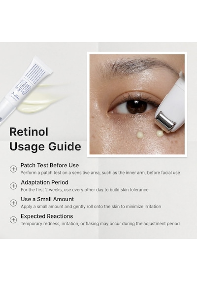 Dr. Althea Retinol Flat Iron Eye Roller Kırışıklık Karşıtı Retinol Peptid Centella Lifting Göz Serumu 25 Ml