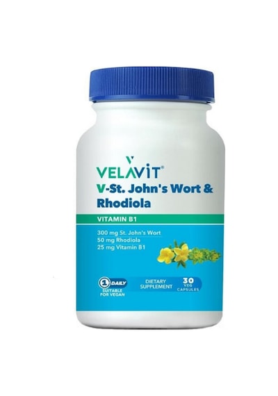 Velavit V-St. Johns Wort & Rhodiola 30 Kapsül