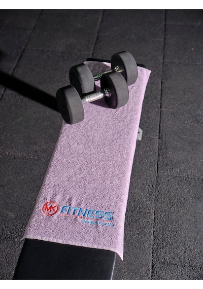Spor Fitness Havlusu 40x100 Cm Pamuklu Lila