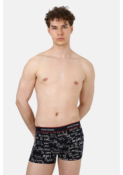 John Frank Desenli Boxer Erkek Boxer Jfbfg05 Multicolor Çok Renkli