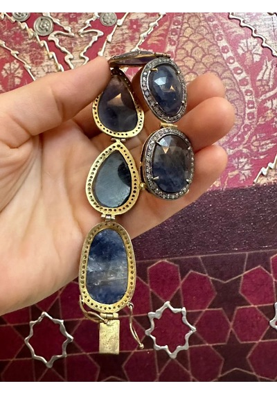 Slice Safir Elmas Bileklik