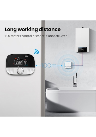 Tuya Wifi Sıcaklık Kontrol Cihazı Haftalık Programlanabilir Tuya Smartlife App