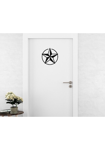 Bk Home Yıldız Tasarımlı Kapı Sticker-1