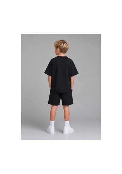 Hzr Wear Erkek Çocuk Premium Oversize Kalın Yumuşak Kumaş Kalp Nakışlı Şort Tişört Takım Siyah Hzr Wear Erkek Çocuk Premium Oversize Kalın Yumuşak Kumaş Kalp Nakışlı Şort Tişört Takım Siyah