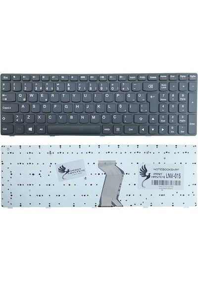 Lenovo Uyumlu G500, G505, G510, G700, G710 Klavye (Siyah)