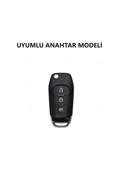 Ford Mondeo Kuga Focus Fiesta Puma Ranger B Max C Max S Max Parlak Tpu Anahtar Kılıfı Mavi