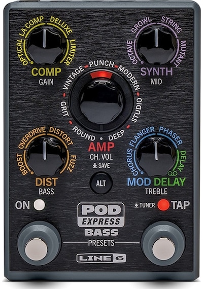 Line 6 Pod Express Bass Multi Efekt Pedalı