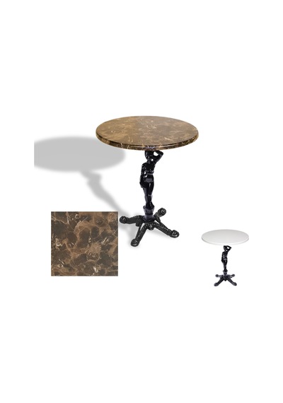 Çipa 1003 Döküm Ayak Yuvarlak Masa Çap 70cm - Werzalit, Wermodin Ve Allzalit Tabla - Karacabey Mermer Çok Renkli Çipa 1003 Döküm Ayak Yuvarlak Masa Çap 70cm - Werzalit, Wermodin Ve Allzalit Tabla - Karacabey Mermer Çok Renkli