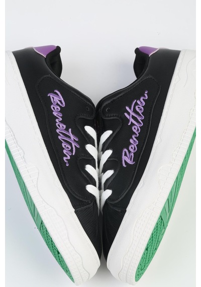 United Colors Of Benetton Benetton Bnı-10102 4211 Siyah Beyaz-ithal Platform Topuk Kadın Sneaker 001 United Colors Of Benetton Benetton Bnı-10102 4211 Siyah Beyaz-ithal Platform Topuk Kadın Sneaker 001