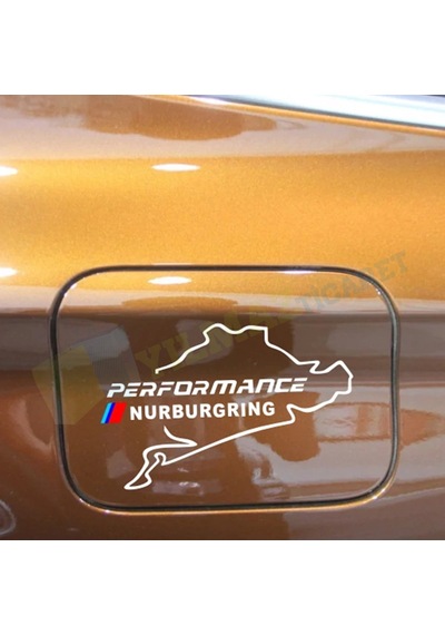 Bmw M Nürburgring Logo Depo Kapağı Oto Sticker Yapıştırma Etiket