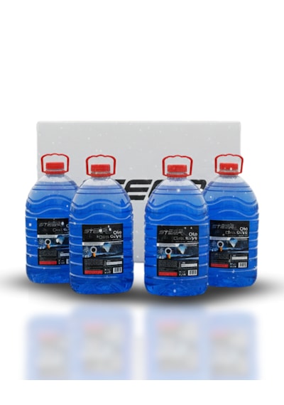 Steep Oto Cam Suyu -20 Derece Antifriz İçerikli 5 Lt 4 Adet