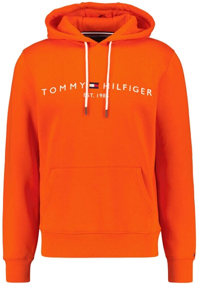 Tommy Hilfiger Bayan Kapşonlu Sweatshirt Turuncu